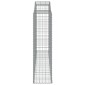 vidaXL Συρματοκιβώτια Τοξωτά 6 τεμ. 300x50x180/200 εκ. Γαλβαν. Ατσάλι