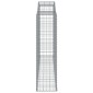 vidaXL Συρματοκιβώτια Τοξωτά 7 τεμ. 300x50x180/200 εκ. Γαλβαν. Ατσάλι