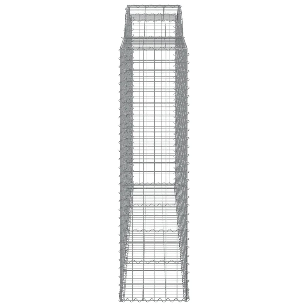 vidaXL Συρματοκιβώτια Τοξωτά 9 τεμ. 300x50x180/200 εκ. Γαλβαν. Ατσάλι