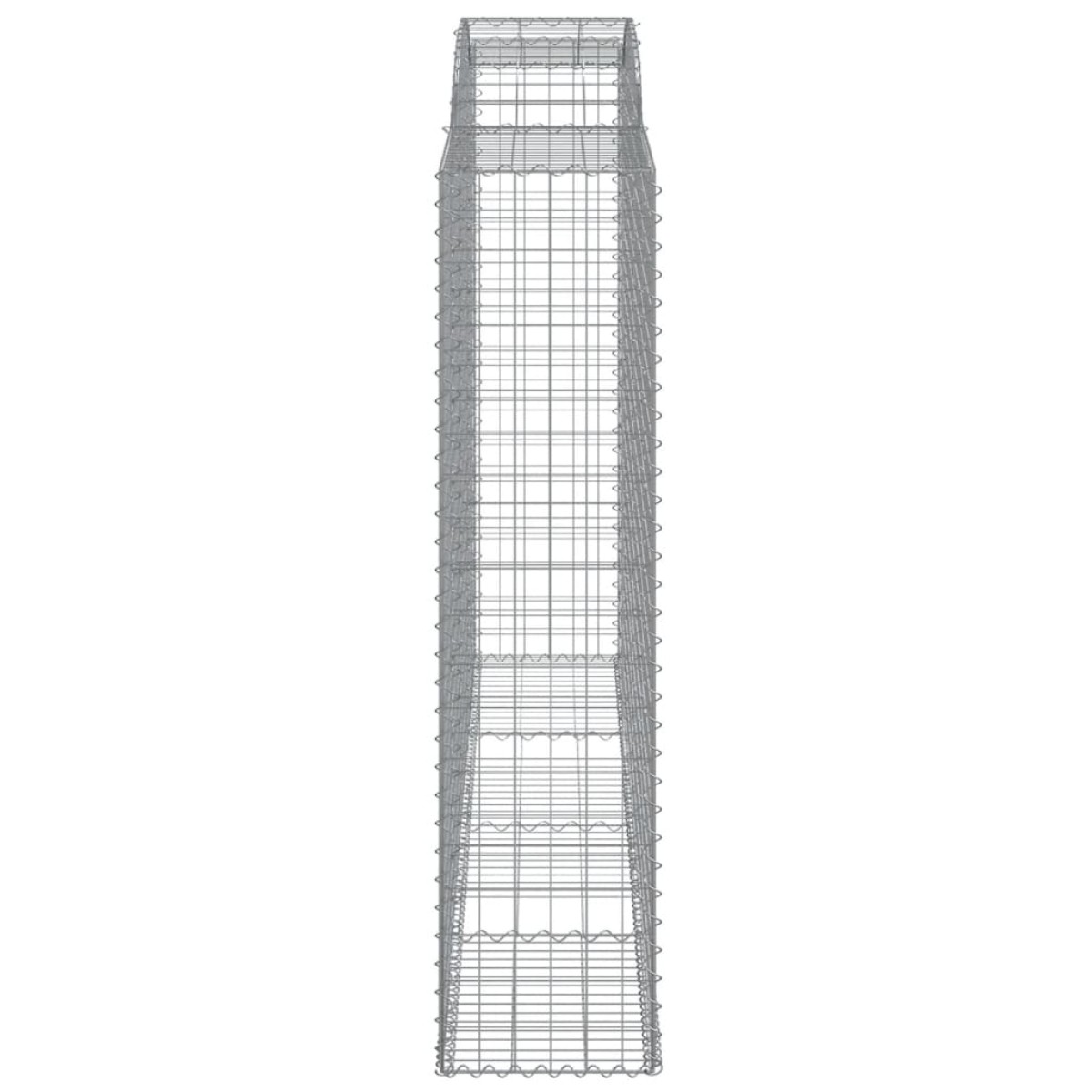 vidaXL Συρματοκιβώτια Τοξωτά 6 τεμ. 300x50x200/220 εκ. Γαλβαν. Ατσάλι