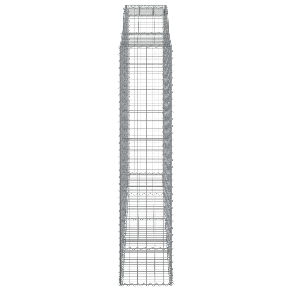 vidaXL Συρματοκιβώτια Τοξωτά 6 τεμ. 300x50x220/240 εκ. Γαλβαν. Ατσάλι