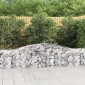 vidaXL Συρματοκιβώτια Τοξωτά 15 τεμ. 400x30x60/80 εκ. Γαλβαν. Ατσάλι