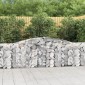 vidaXL Συρματοκιβώτια Τοξωτά 7 τεμ. 400x30x80/100 εκ. Γαλβαν. Ατσάλι