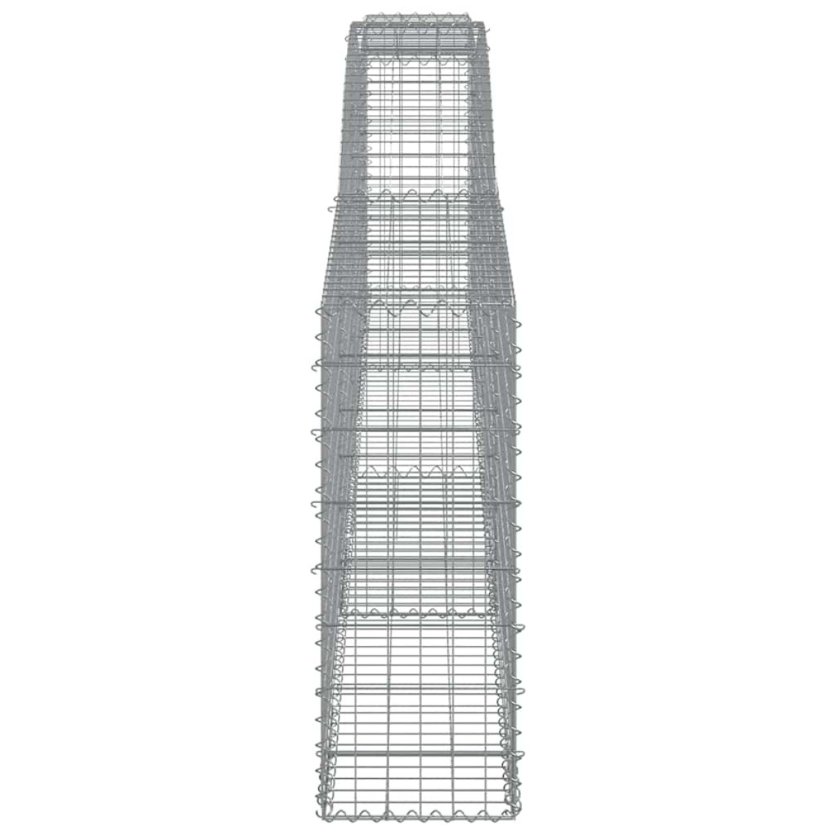 vidaXL Συρματοκιβώτια Τοξωτά 20 τεμ. 400x30x80/100 εκ. Γαλβαν. Ατσάλι