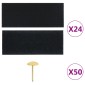 vidaXL Σίτα Πόρτας 2 Τεμαχίων Μαύρη 230 x 160 εκ. με Μαγνήτες