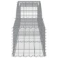 vidaXL Συρματοκιβώτια Τοξωτά 5 τεμ. 400x50x40/60 εκ. Γαλβαν. Ατσάλι