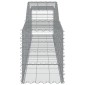 vidaXL Συρματοκιβώτια Τοξωτά 5 τεμ. 400x50x60/80 εκ. Γαλβαν. Ατσάλι
