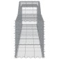 vidaXL Συρματοκιβώτια Τοξωτά 9 τεμ. 400x50x60/80 εκ. Γαλβαν. Ατσάλι