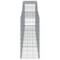 vidaXL Συρματοκιβώτια Τοξωτά 25 τεμ. 400x50x100/120 εκ. Γαλβαν. Ατσάλι