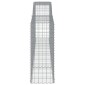 vidaXL Συρματοκιβώτια Τοξωτά 20 τεμ. 400x50x120/140 εκ. Γαλβαν. Ατσάλι