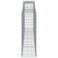 vidaXL Συρματοκιβώτια Τοξωτά 10 τεμ. 400x50x140/160 εκ. Γαλβαν. Ατσάλι