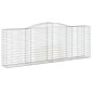 vidaXL Συρματοκιβώτια Τοξωτά 20 τεμ. 400x50x140/160 εκ. Γαλβαν. Ατσάλι