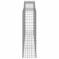 vidaXL Συρματοκιβώτια Τοξωτά 25 τεμ. 400x50x160/180 εκ. Γαλβαν. Ατσάλι