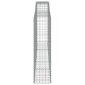 vidaXL Συρματοκιβώτια Τοξωτά 8 τεμ. 400x50x180/200 εκ. Γαλβαν. Ατσάλι