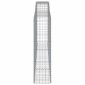 vidaXL Συρματοκιβώτια Τοξωτά 10 τεμ. 400x50x180/200 εκ. Γαλβαν. Ατσάλι