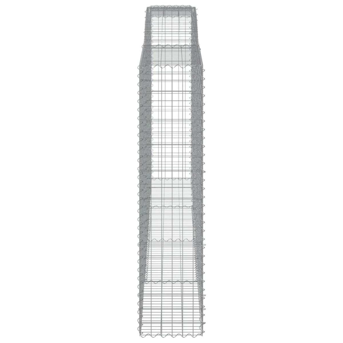 vidaXL Συρματοκιβώτια Τοξωτά 6 τεμ. 400x50x200/220 εκ. Γαλβαν. Ατσάλι