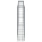 vidaXL Συρματοκιβώτια Τοξωτά 9 τεμ. 400x50x200/220 εκ. Γαλβαν. Ατσάλι