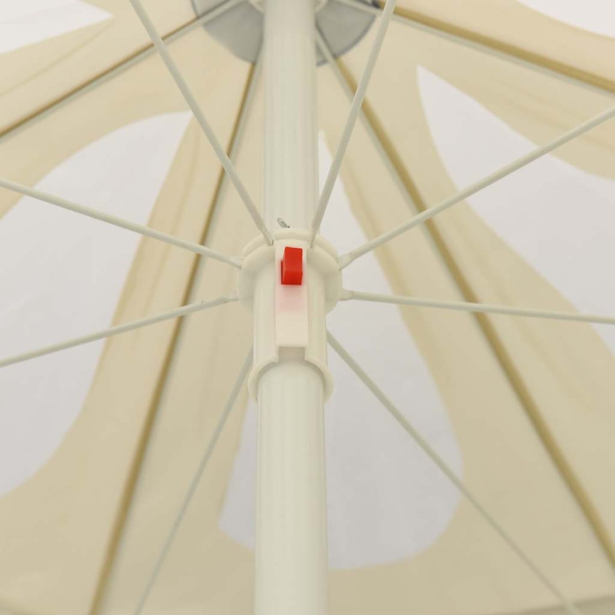 vidaXL Ομπρέλα Θαλάσσης Χρώμα Κίτρινο της Άμμου 240 εκ.