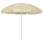 vidaXL Ομπρέλα Θαλάσσης Χρώμα Κίτρινο της Άμμου 240 εκ.