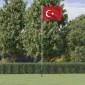 vidaXL Τούρκικη Σημαία και Ιστός 6,23 μ. από Αλουμίνιο