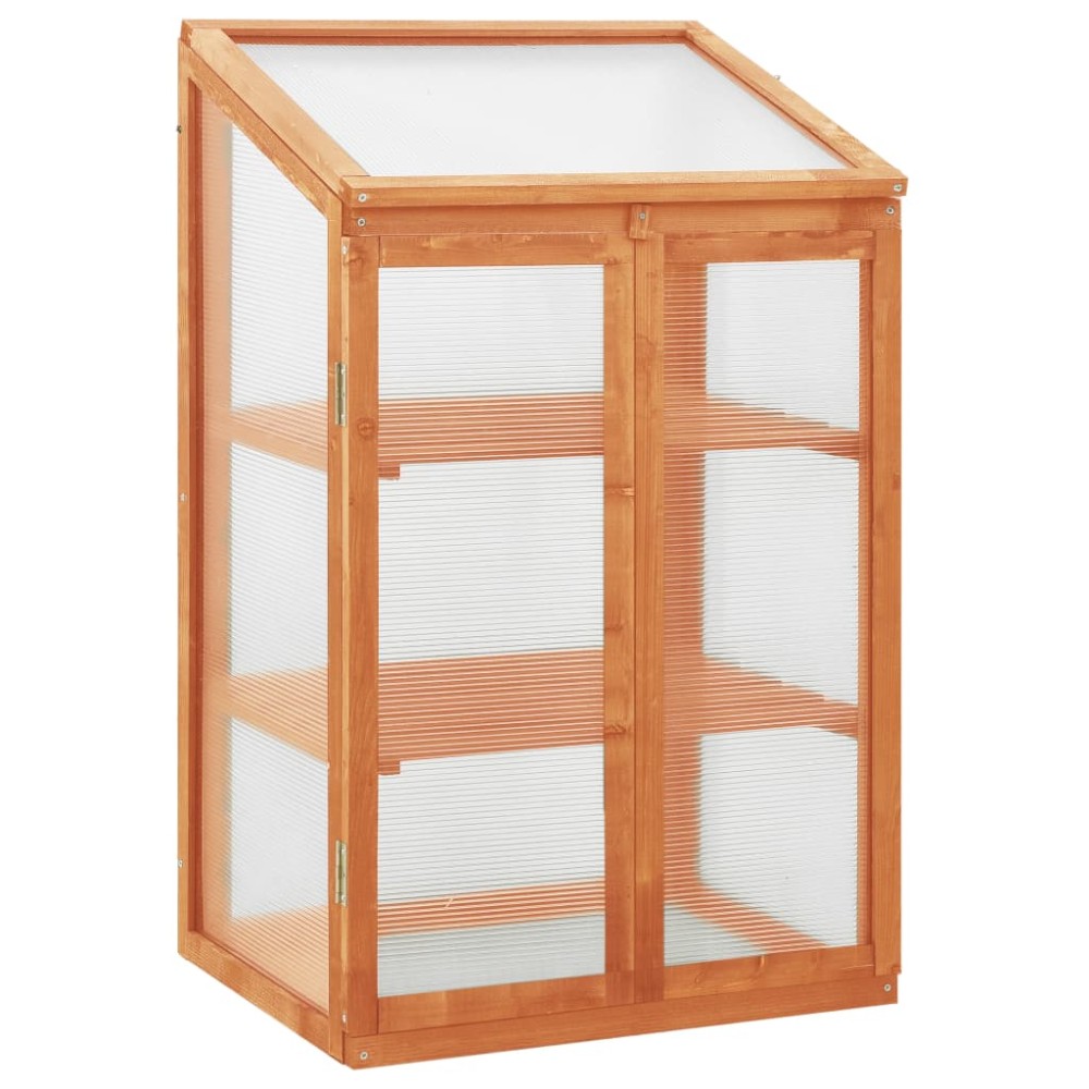 vidaXL Θερμοκήπιο 60 x 45 x 100 εκ. από Ξύλο Ελάτης