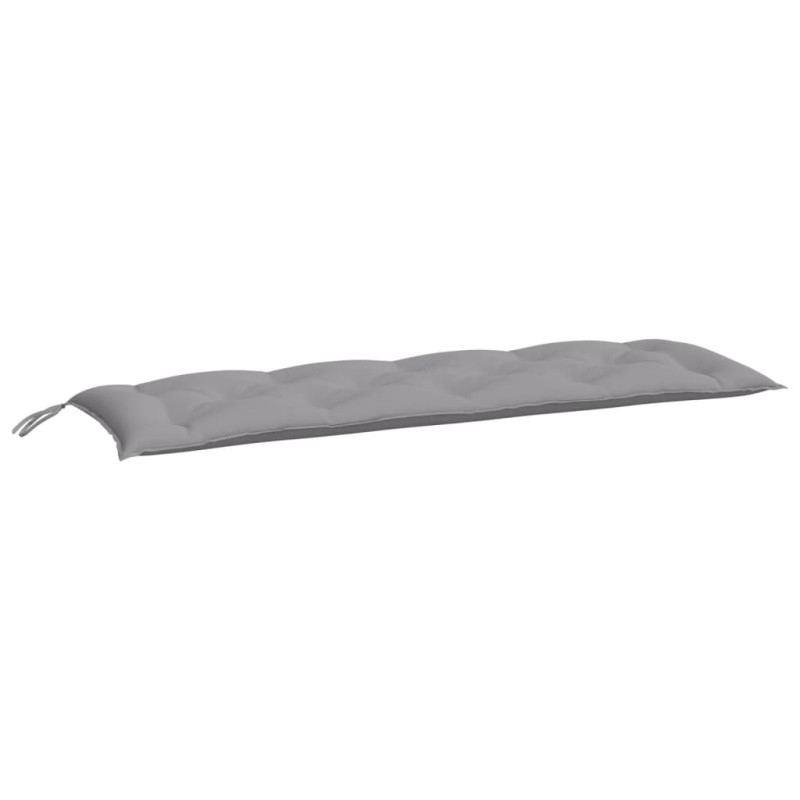 vidaXL Μαξιλάρι Πάγκου Κήπου Γκρι 150x50x7 εκ. Ύφασμα Oxford