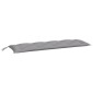 vidaXL Μαξιλάρι Πάγκου Κήπου Γκρι 150x50x7 εκ. Ύφασμα Oxford