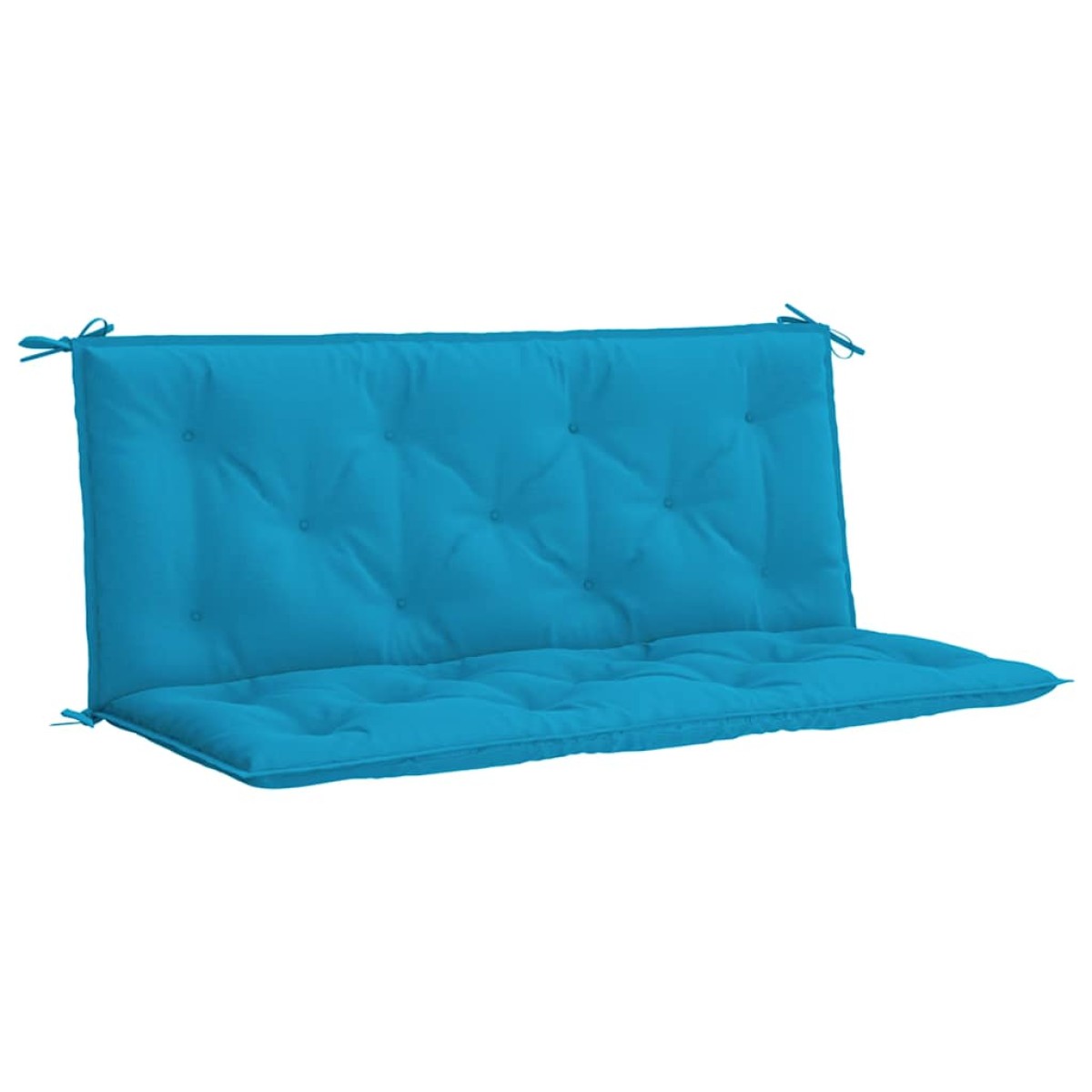 vidaXL Μαξιλάρια Πάγκου Κήπου 2 τεμ. γαλάζιο 120x50x7cm Ύφασμα Oxford