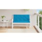 vidaXL Μαξιλάρια Πάγκου Κήπου 2 τεμ. γαλάζιο 120x50x7cm Ύφασμα Oxford