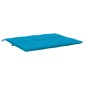 vidaXL Μαξιλάρια Πάγκου Κήπου 2 τεμ. γαλάζιο 120x50x7cm Ύφασμα Oxford