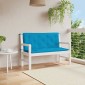 vidaXL Μαξιλάρια Πάγκου Κήπου 2 τεμ. γαλάζιο 120x50x7cm Ύφασμα Oxford