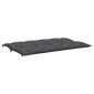 vidaXL Μαξιλάρια Πάγκου Κήπου 2 τεμ. Ανθρακί 150x50x7cm Ύφασμα Oxford