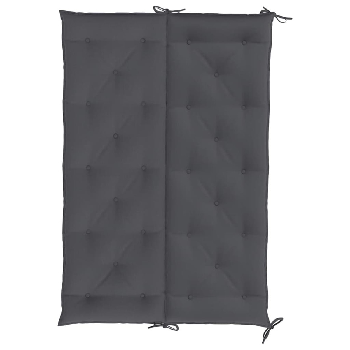 vidaXL Μαξιλάρια Πάγκου Κήπου 2 τεμ. Ανθρακί 150x50x7cm Ύφασμα Oxford
