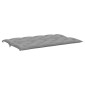 vidaXL Μαξιλάρια Πάγκου Κήπου 2 τεμ. Γκρι 150x50x7cm Ύφασμα Oxford