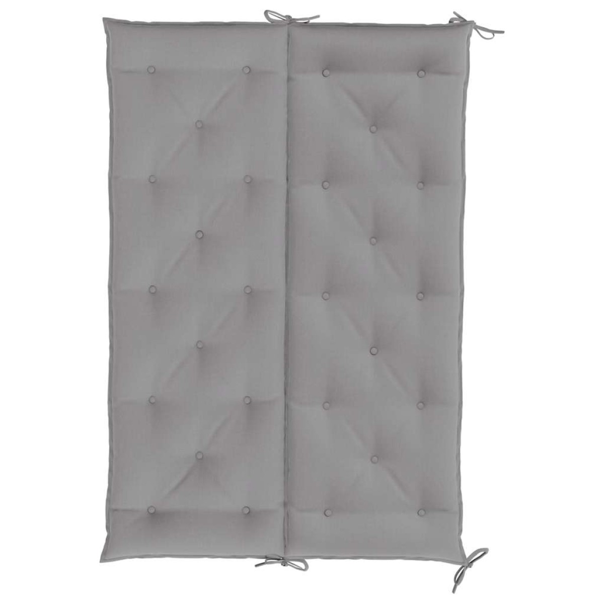 vidaXL Μαξιλάρια Πάγκου Κήπου 2 τεμ. Γκρι 150x50x7cm Ύφασμα Oxford