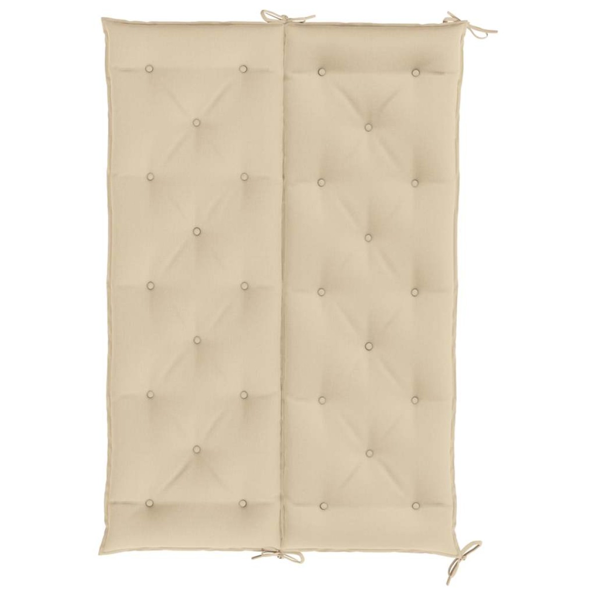 vidaXL Μαξιλάρια Πάγκου Κήπου 2 τεμ. Μπεζ 150x50x7cm Ύφασμα Oxford