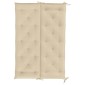 vidaXL Μαξιλάρια Πάγκου Κήπου 2 τεμ. Μπεζ 150x50x7cm Ύφασμα Oxford