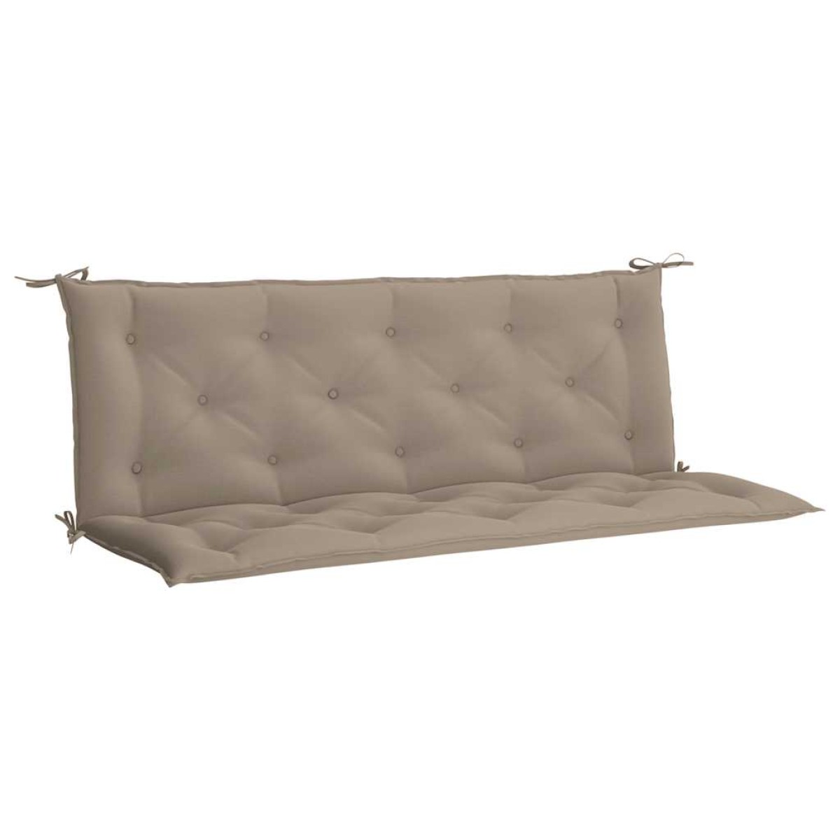 vidaXL Μαξιλάρια Πάγκου Κήπου 2 τεμ. Taupe 150x50x7cm Ύφασμα Oxford