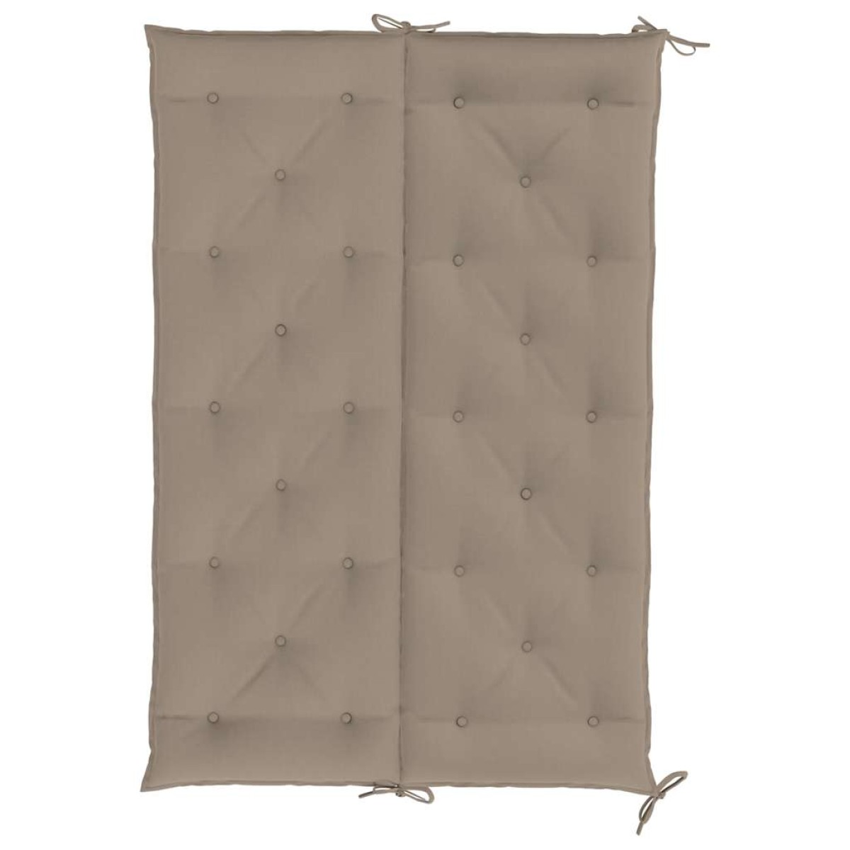 vidaXL Μαξιλάρια Πάγκου Κήπου 2 τεμ. Taupe 150x50x7cm Ύφασμα Oxford