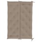 vidaXL Μαξιλάρια Πάγκου Κήπου 2 τεμ. Taupe 150x50x7cm Ύφασμα Oxford