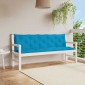 vidaXL Μαξιλάρια Πάγκου Κήπου 2 τεμ. γαλάζιο 180x50x7cm Ύφασμα Oxford