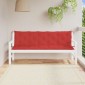 vidaXL Μαξιλάρια Πάγκου Κήπου 2 τεμ. Κόκκινο 180x50x7cm Ύφασμα Oxford
