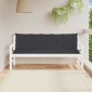 vidaXL Μαξιλάρια Πάγκου Κήπου 2 τεμ. Μαύρο 180x50x7cm Ύφασμα Oxford