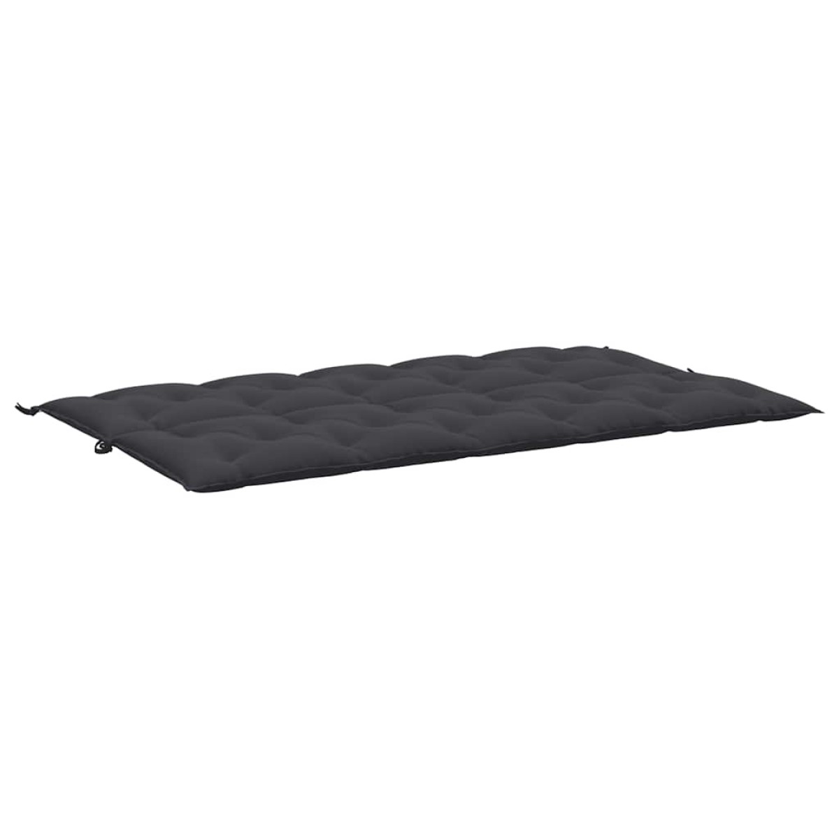 vidaXL Μαξιλάρια Πάγκου Κήπου 2 τεμ. Μαύρο 180x50x7cm Ύφασμα Oxford
