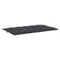vidaXL Μαξιλάρια Πάγκου Κήπου 2 τεμ. Μαύρο 180x50x7cm Ύφασμα Oxford