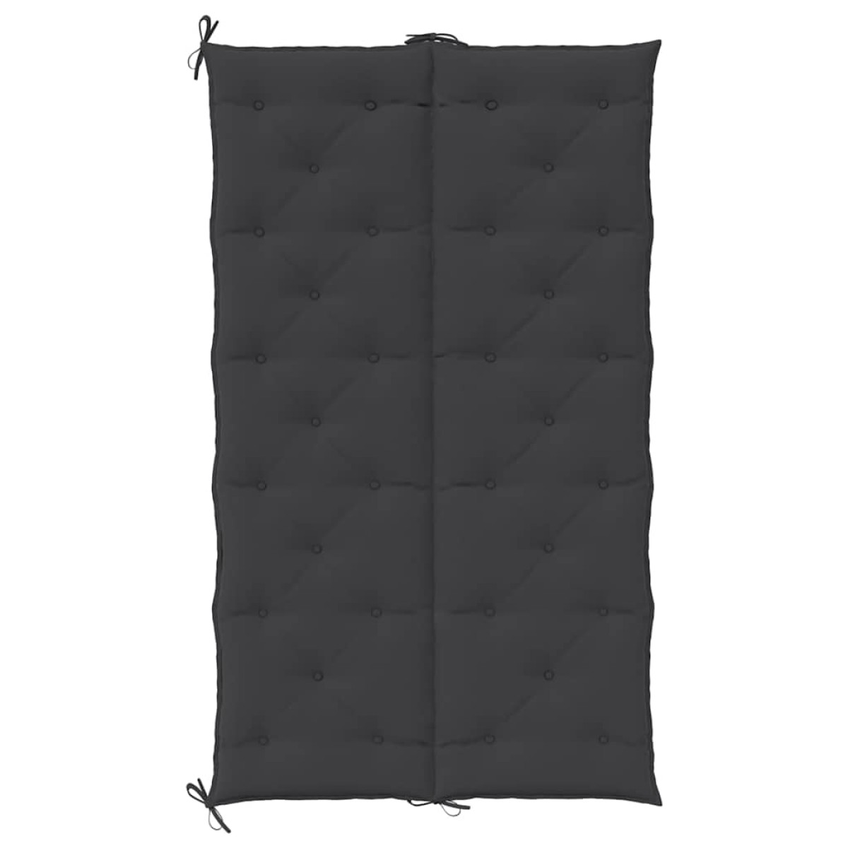 vidaXL Μαξιλάρια Πάγκου Κήπου 2 τεμ. Μαύρο 180x50x7cm Ύφασμα Oxford