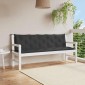 vidaXL Μαξιλάρια Πάγκου Κήπου 2 τεμ. Μαύρο 180x50x7cm Ύφασμα Oxford