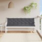 vidaXL Μαξιλάρια Πάγκου Κήπου 2 τεμ. Ανθρακί 200x50x7cm Ύφασμα Oxford