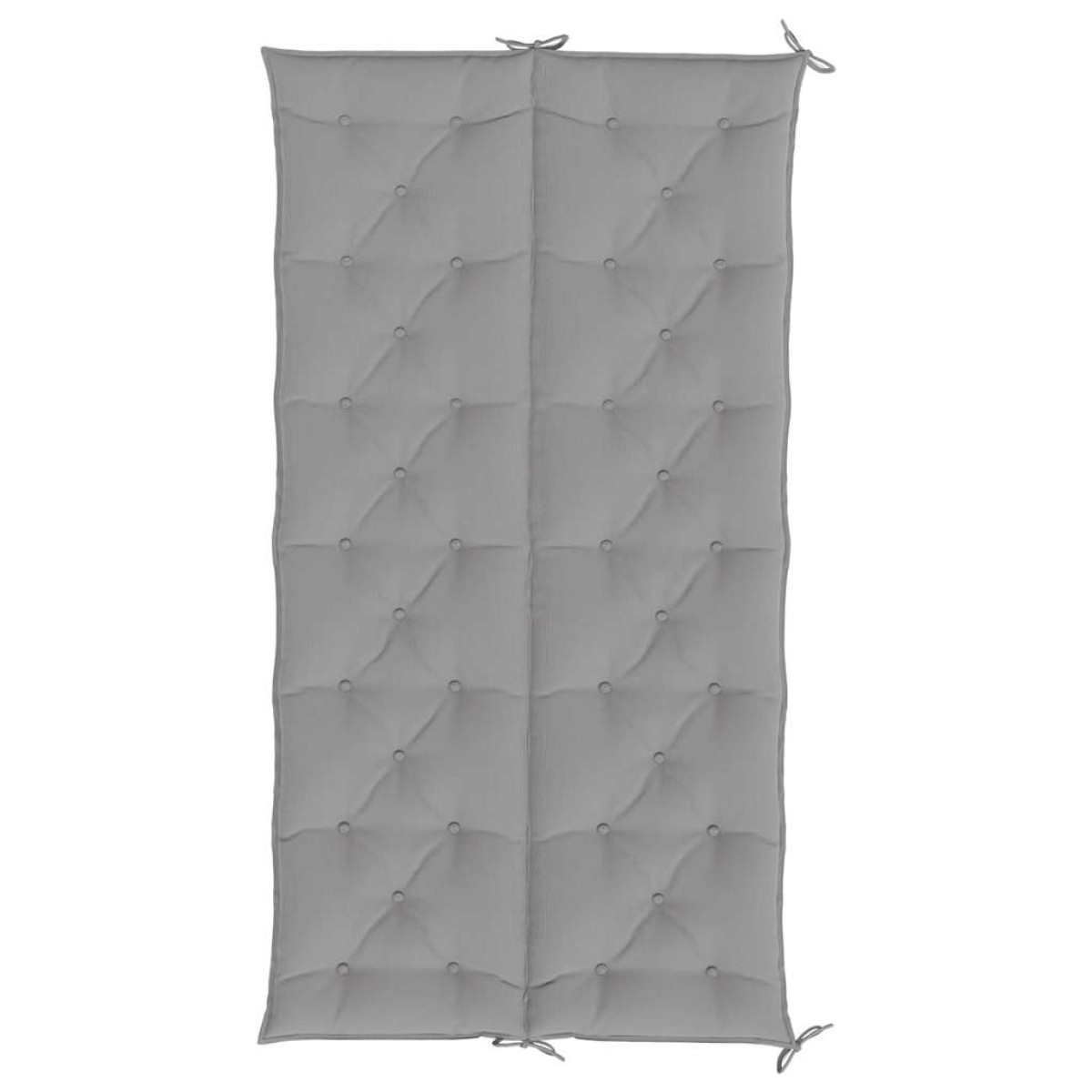 vidaXL Μαξιλάρια Πάγκου Κήπου 2 τεμ. Γκρι 200x50x7cm Ύφασμα Oxford