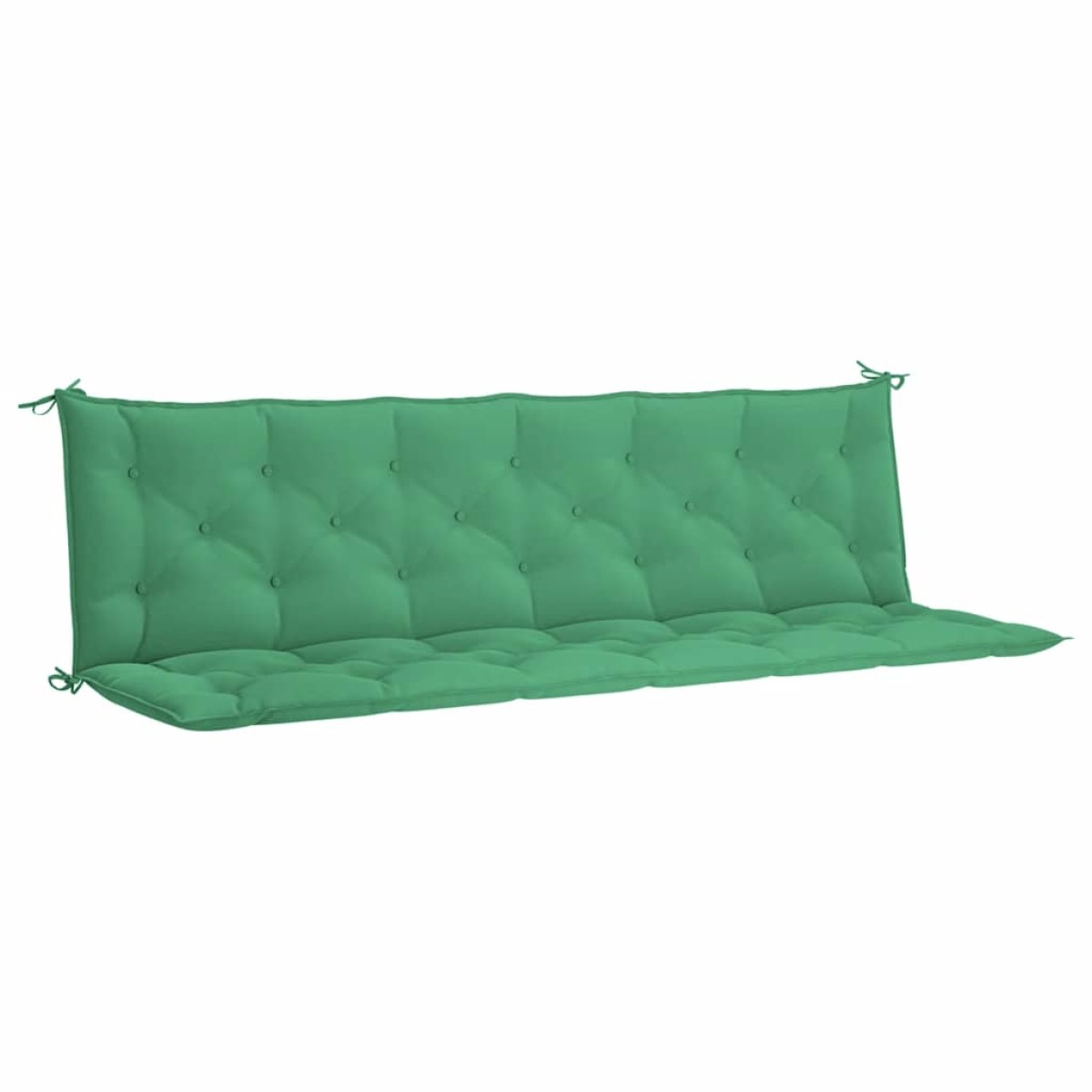vidaXL Μαξιλάρια Πάγκου Κήπου 2 τεμ. Πράσινο 200x50x7cm Ύφασμα Oxford